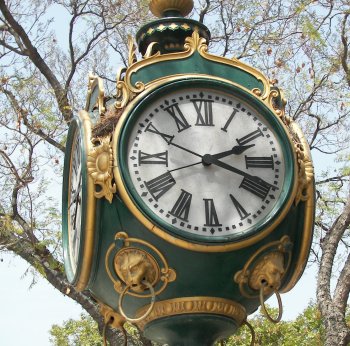 Riverside clockface